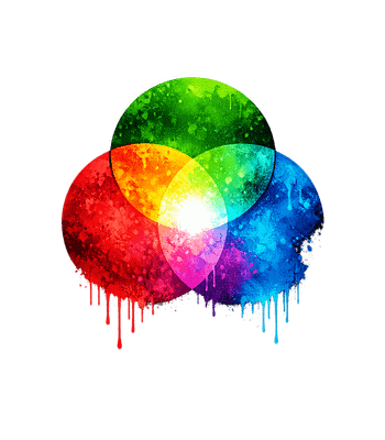 Vibrant Color Mix Art