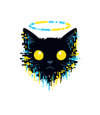 Glitch Halo Cat