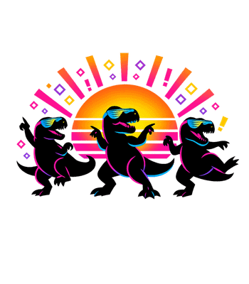 Retro T-Rex Dance