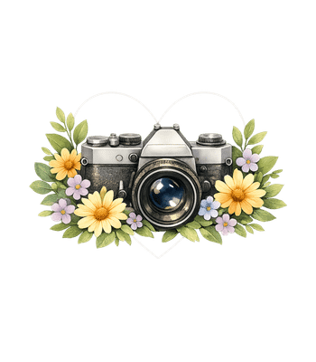 Floral Camera Love