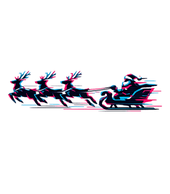 Glitch Reindeer Sleigh