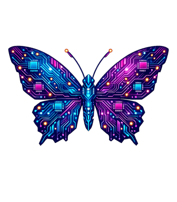 Circuit Board Butterfly