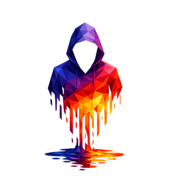 Geometric Hooded Figure