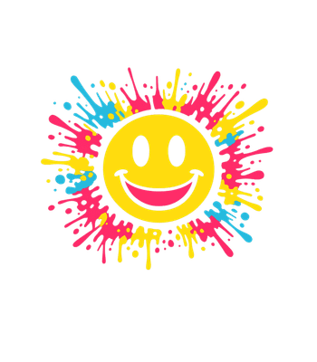 Happy Splatter Face