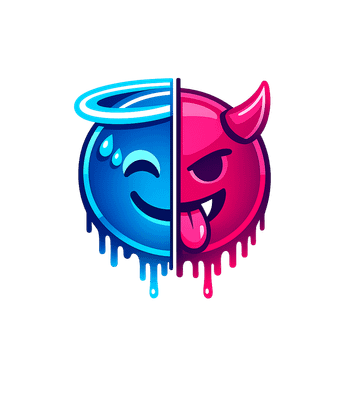 Good Evil Drip Emoji