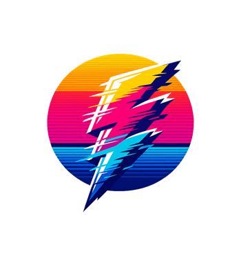 Retro Lightning Bolt
