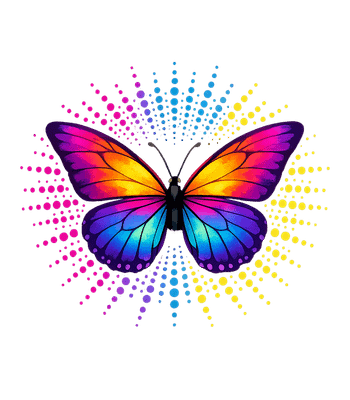 Vibrant Butterfly Radiance