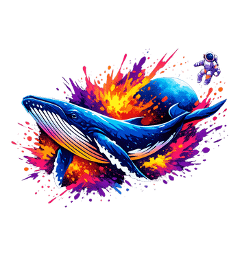 Cosmic Whale Splash