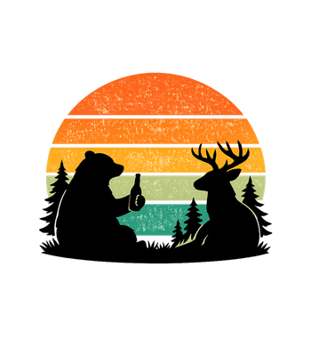 Retro Forest Friends