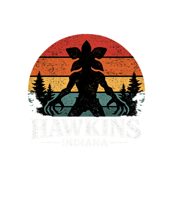 Hawkins Demogorgon Sunset