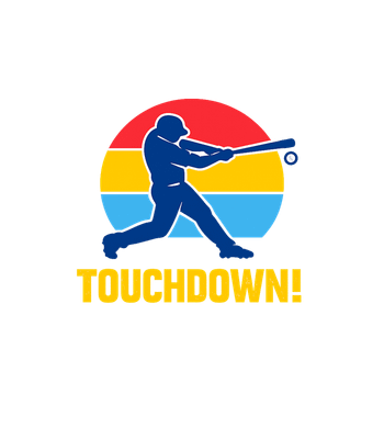 Baseball Touchdown Humor