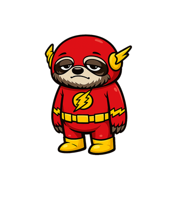 Tired Flash Sloth