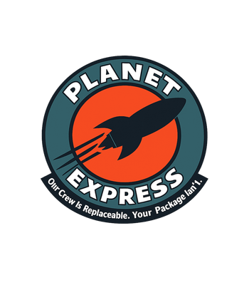 Planet Express Rocket Logo