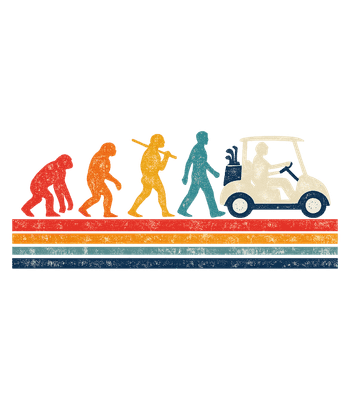 Golfer Evolution Retro