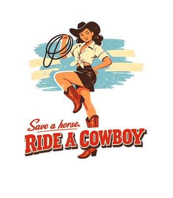 Save A Horse Cowgirl