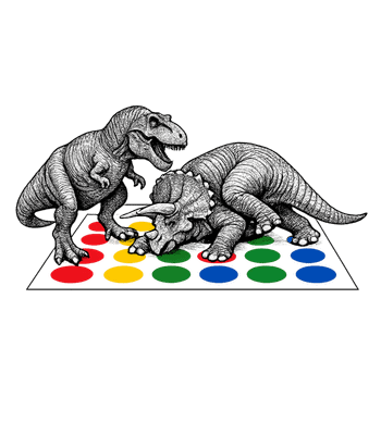 Dino Twister Game