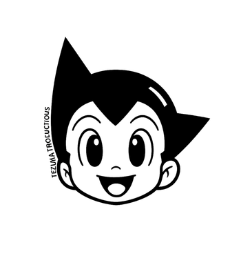 Astro Boy Face Mini Print T-Shirt