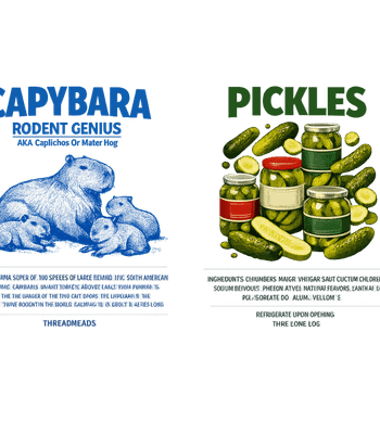 Capybara Pickles Genius