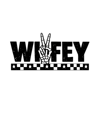 Peace Sign Wifey Graphic Tee