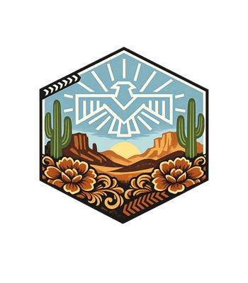 Retro Desert Thunderbird