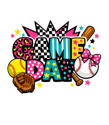 Softball Baseball Game Day