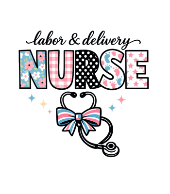 Nurse Life Stethoscope Bow