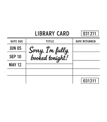 Fully Booked Library Card