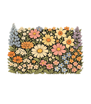 Vibrant Flower Garden