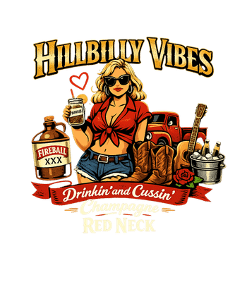 Hillbilly Vibes Redneck Champagne