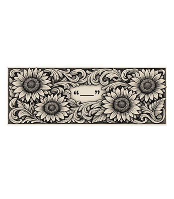 Custom Sunflower Frame