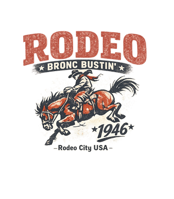 Rodeo Bronc Bustin'
